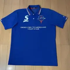 Srixon スリクソン　ゴルフシャツ 青色　メンズ サイズL