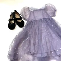 100センチ子どもドレスと靴セット