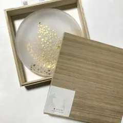 toumeiプレート 木箱入り 2枚セット b sotlight 金箔 トウメイ