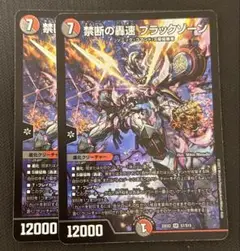 禁断の轟速ブラックゾーン 2枚セット