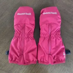 mont-bell ピンク 手袋　ミトン　2-3y