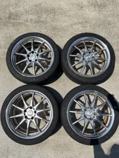 中古アルミ18X8.0　+45　WORK ワーク 戦 XSA 02C 4本 WORK ワーク XSA 戦 イクサ 02C 中古ホイール 4本 7.5J 18インチ