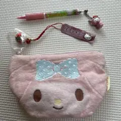 サンリオ　キティ　マイメロディ ポーチ セット