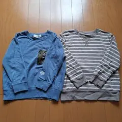 トレーナー　ロゴス　無印良品　120cm