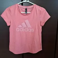 adidas ピンク Tシャツ 150サイズ