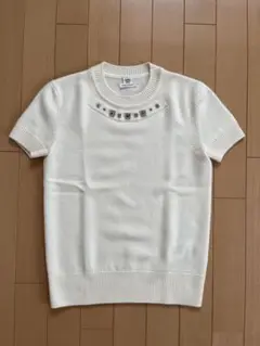 新品未着用 HERMES エルメス メドール ニット ホワイト