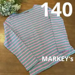 マーキーズ✳︎ボーダー長袖Tシャツ　140