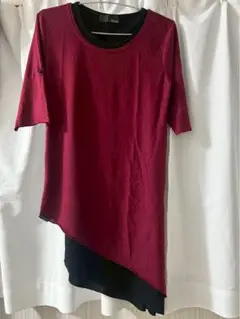 xfrm 二枚重ね半袖カットソー
