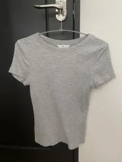 H&M グレー 半袖 Tシャツ Sサイズ