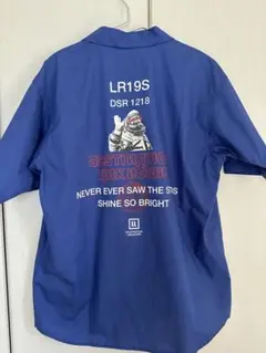 Liberators 半袖シャツ 青 宇宙飛行士デザイン