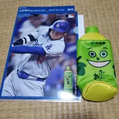 大谷翔平 クリアファイル お茶ボトルカバーセット