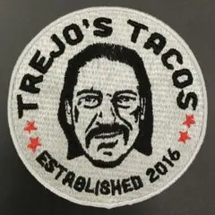 TOREJO'S TACOS トレホズタコス アイロンワッペン グレー