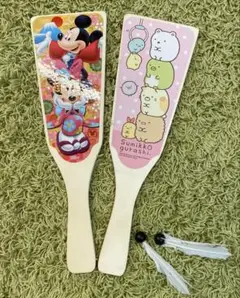 すみっこぐらし 　ミッキー&ミニー羽子板
