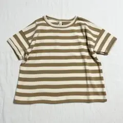 organic zoo オーガニックズー　Tシャツ　ボーダー　1-2y