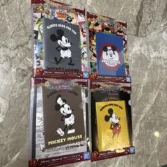 ディズニー　一番くじ　クリアファイル　セット