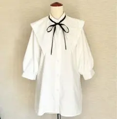 【新品】Hudson honey シスター風セーラー襟ブラウス