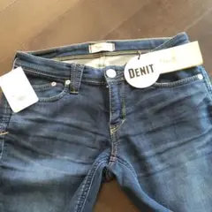 ヤヌーク 新品タグ付 快適、楽々!デニット デニムパンツ