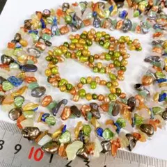 サービス品＊淡水カラーパール4本セットa5