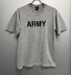 90's USA製 CG DESIGN ARMY パンチング ロゴ プリントT