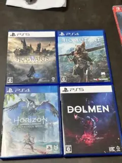 PS5/PS4 ゲームソフト4本セット