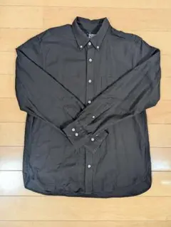 無印良品 長袖シャツ ダークグレー メンズL