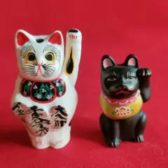 カプセルトイ 招き猫 ミニチュアコレクション 2体セット