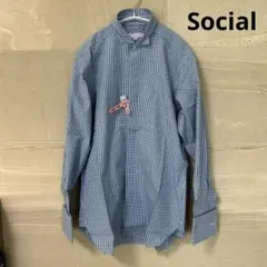 Social ソシアル ドレスシャツ メンズ S