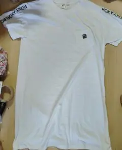 ROXY 半袖シャツワンピース ホワイト