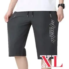 メンズ ハーフパンツ　XL　メンズパンツ　ブラック　速乾・軽量　冷感 サラサラ