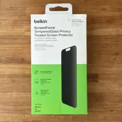 ベルキンScreenForce強化ガラスプライバシーiPhone保護ガラス