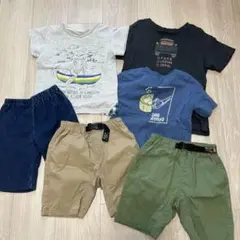 BREEZEとその他　サイズ110 キッズTシャツとショートパンツ6点セット