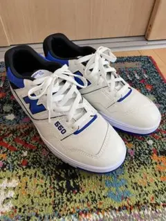 【New Balance 】550レザースニーカー　ホワイト/ブルー28cm❤️❤️