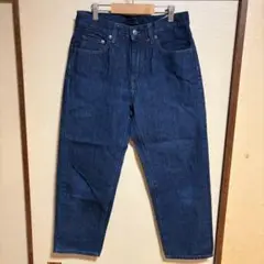 【ユニクロ】28（70㎝）メンズストレートデニムジーンズ　ブルー　太め
