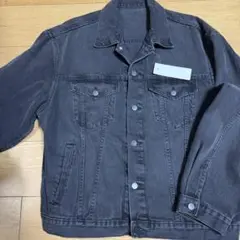 新品　GU オーバーサイズデニムジャケット　グレー