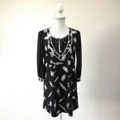 美品 LEONARD レオナール カンカン チュニック ワンピース