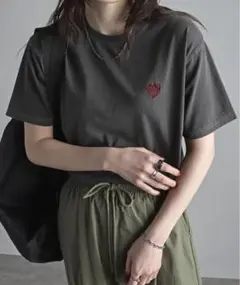COURO アソートピグメントTシャツ　ブラック系2 Mサイズ