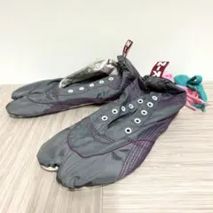 〖ほぼ未使用〗ランニング 足袋 KINEYA MUTEKI グレー きねや 無敵