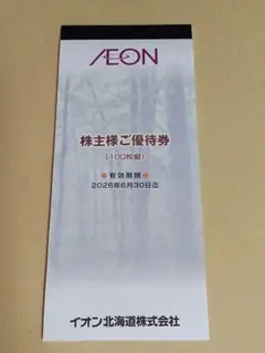 ★匿名発送送料込★イオン株主優待券 10000円分　100円券×100枚