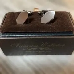 シルバー斜めカットカフス専用ボックス付き