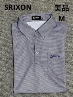 美品　SRIXON スリクソン　ゴルフウェア　ポロシャツ　半袖　メンズM
