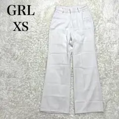 GRL グレイル スラックス ストレートパンツ レディース アイボリー XS