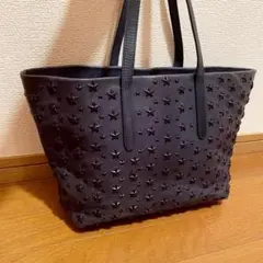 ジミーチュウ トートバッグ スター スタッズ ソフィア ネイビー