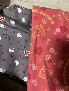 平成　レトロ　ハローキティ　ハギレ