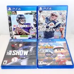 【PS4】ソフト 4点 MADDEN17,21/実況パワプロ野球2018 他