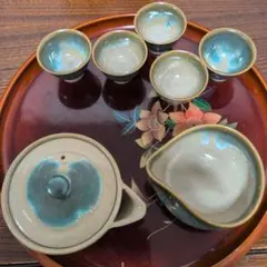青緑釉 宝瓶 急須 煎茶道具 上野焼 企救焼 青磁 青緑釉 宝瓶 急須 煎茶道具 上野焼 企救焼 青磁 その他茶器