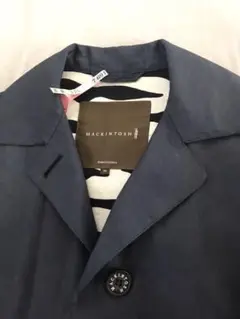 マッキントッシュ ステンカラーコート 替えボタン付