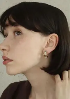 AJIRO ACCESSORY P041 フープピアス 試着のみ