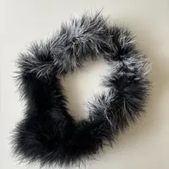 グレーと黒のohstrichスヌード