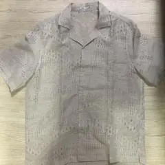 ZARA ベージュ 半袖シャツ L