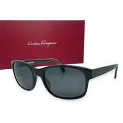 サルヴァトーレフェラガモ　Ferragamo サングラス　黒　ロゴ刻印